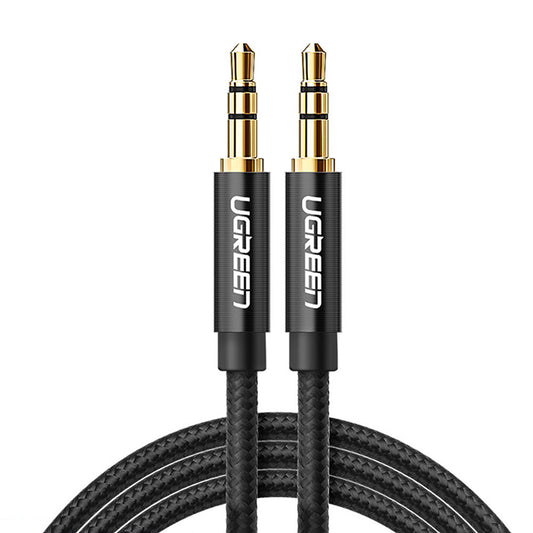 Audio kabel 3.5mm - 3.5mm UGREEN AV112, 1m, črn