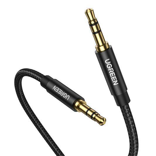Audio kabel 3.5mm - 3.5mm UGREEN AV112, 1m, črn