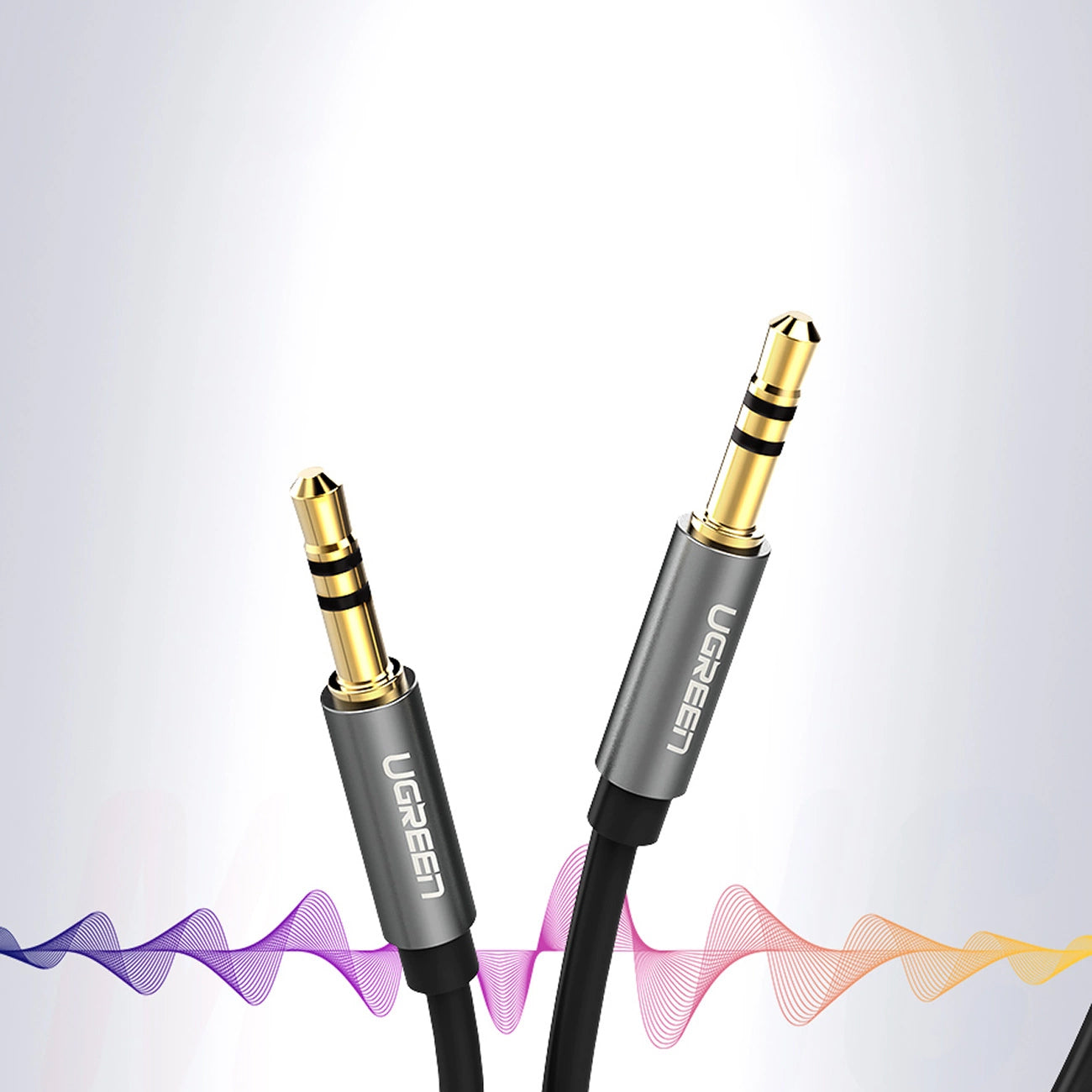 Audio kabel 3.5mm - 3.5mm UGREEN AV119, 1m, črn