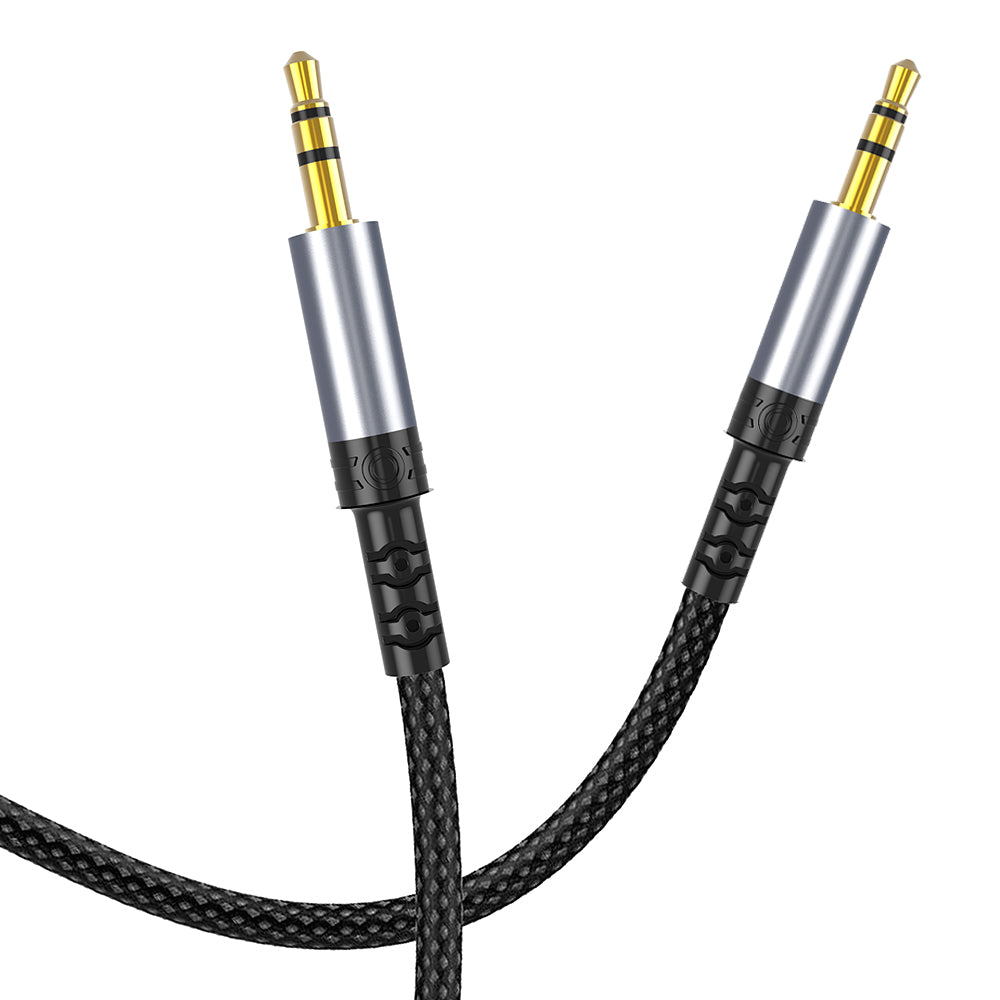 Avdio kabel 3.5mm - 3.5mm Lito LA01D, 1m, črn