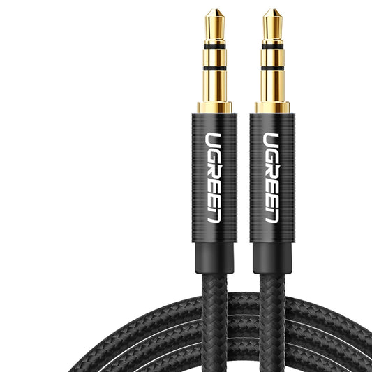 Zvočni kabel 3,5 mm - 3,5 mm UGREEN AV112, 2 m, črn