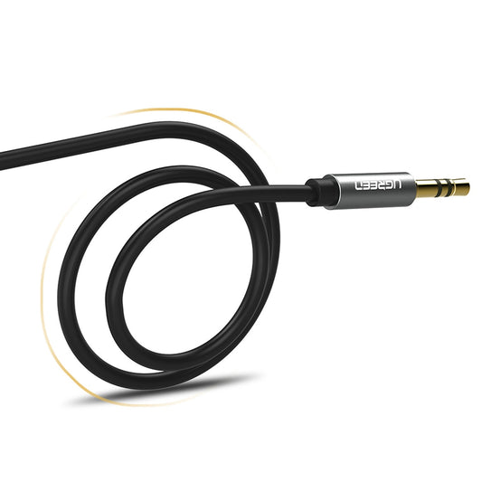 Zvočni kabel 3,5 mm - 3,5 mm UGREEN AV119, 1 m, črn