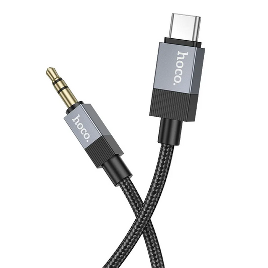 Avdio kabel USB-C - 3.5mm HOCO UPA32B, 1m, črn