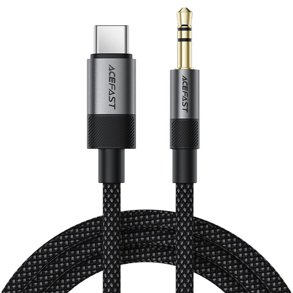 USB-C to 3.5mm Acefast J11 Audio Cable, 1m, Black