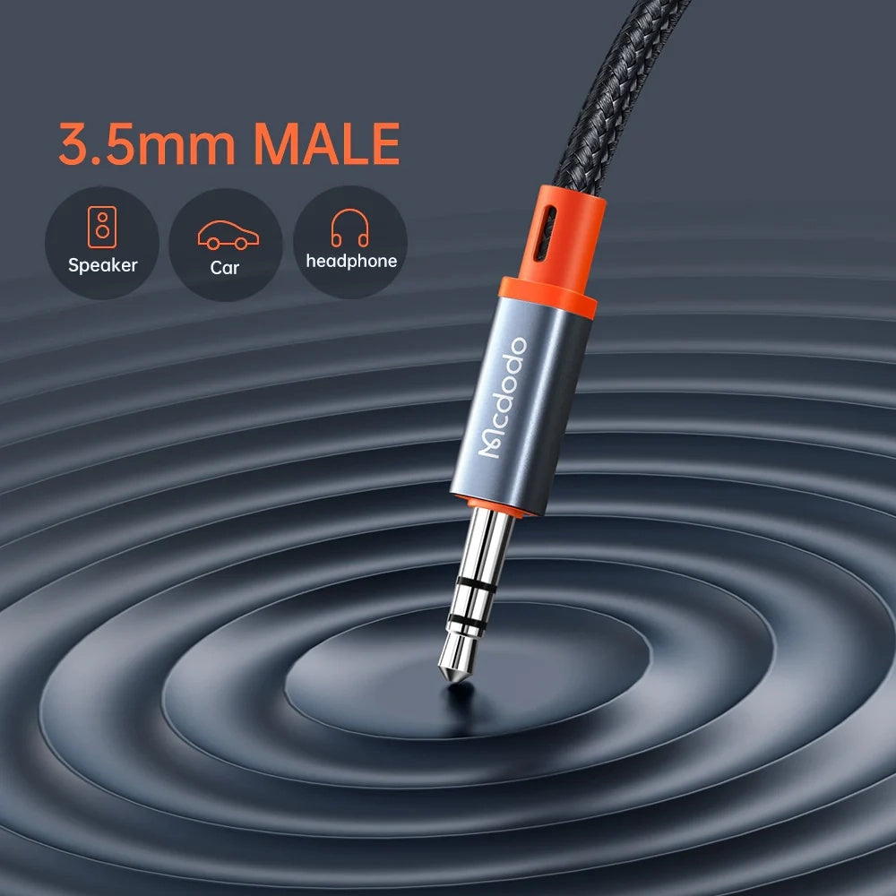 Audio kabel USB-C - 3.5mm McDodo CA-0900, 1.8m, črn