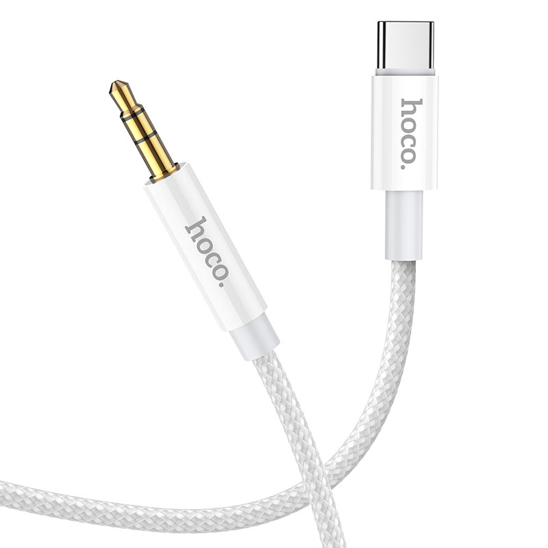 Avdio kabel USB-C - 3.5mm HOCO UPA19, 1m, Srebrn
