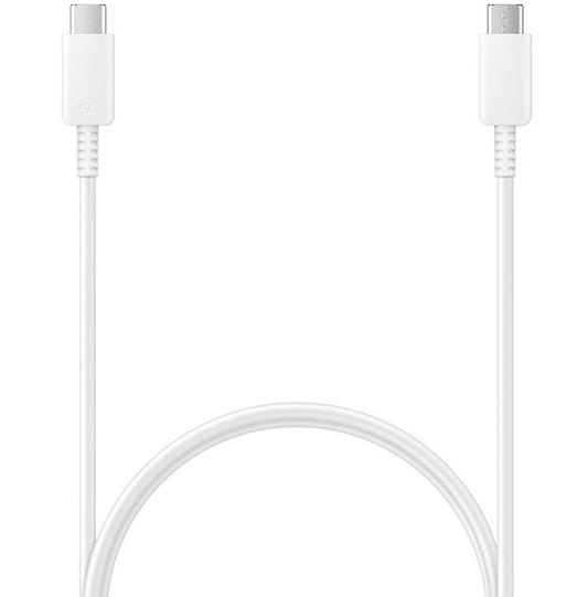 Podatkovni in polnilni kabel USB-C - USB-C Samsung EP-DN975, 100 W, 1 m, bel EP-DN975BWEGWWWW