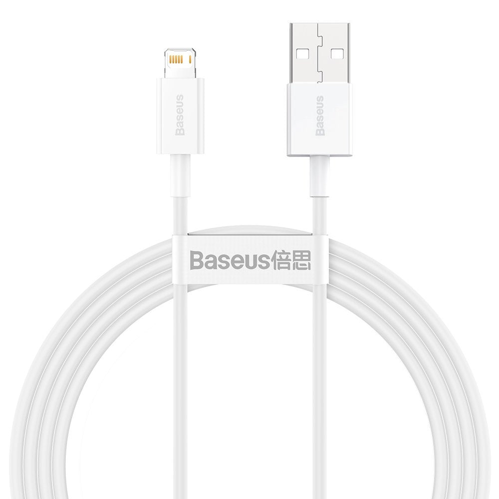 Kabel za podatke in polnjenje USB-A - Lightning Baseus Superior Series, 20W, 1.5m, Bel CALYS-B02