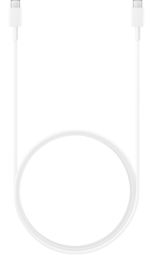 Kabel za prenos podatkov in polnjenje USB-C - USB-C Samsung, 60 W, 1,8 m, bel EP-DX310JWEGEU