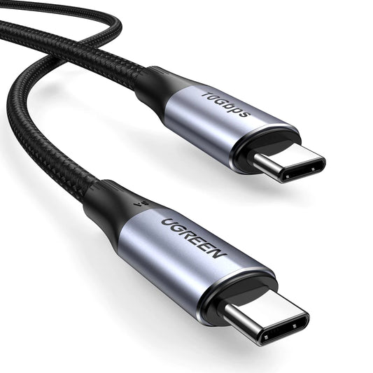 Kabel za prenos podatkov in polnjenje USB-C - USB-C UGREEN US355, 100W, 1m, črn