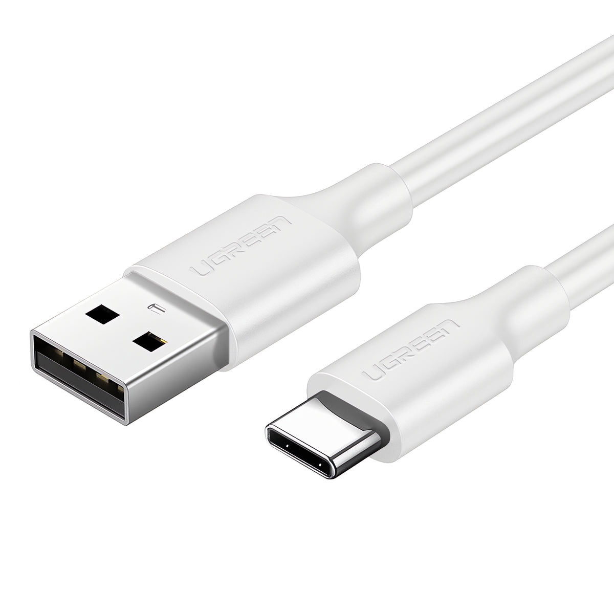 UGREEN US287 USB-A to USB-C Data and Charging Cable, 18W, 1m, White
