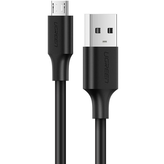 UGREEN US289 Kabel za prenos podatkov in polnjenje UGREEN US289 USB-A - microUSB, 18 W, 0,5 m, črn