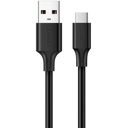 Podatkovni in polnilni kabel USB-A z USB-C UGREEN US184, 60 W, 1,5 m, črn