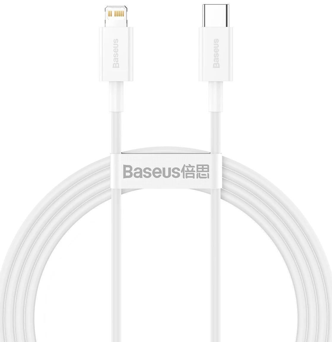 Kabel za podatke in polnjenje USB-C - Lightning Baseus Superior Series, 20W, 1.5m, Bel CATLYS-B02