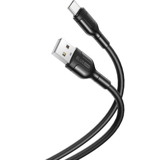 Podatkovni in polnilni kabel USB-A - USB-C BLUE Power BLUE Power BNB212, 18 W, 1 m, črn