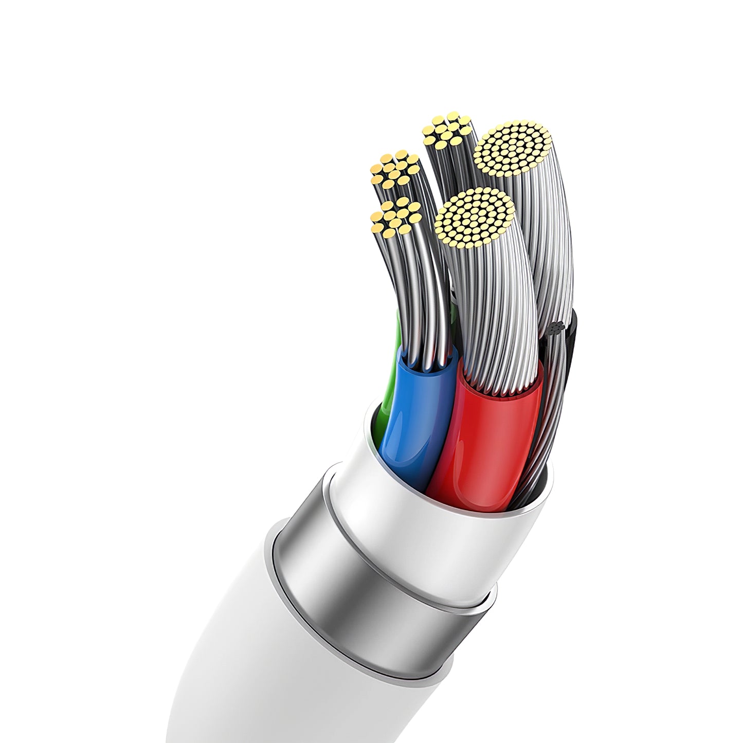 Podatkovni in polnilni kabel USB-C - USB-C Baseus Superior Series 2, 240 W, 1 m, bel P10365200211-02