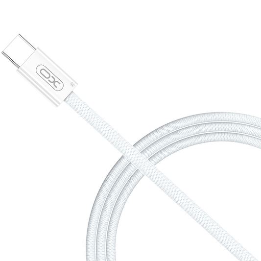 Kabel za podatke in polnjenje USB-C - USB-C XO Design NB-Q260A, 60W, 1m, Bel