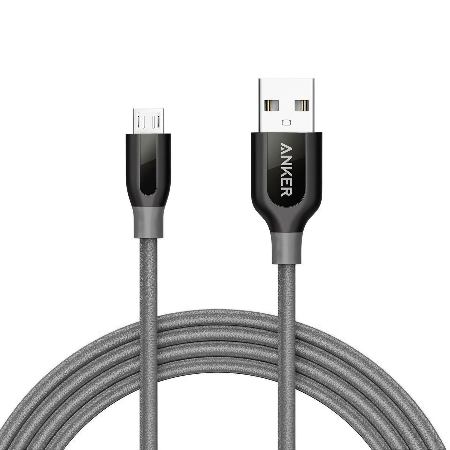 Kabel za prenos podatkov in polnjenje USB-A - microUSB Anker PowerLine+, 18W, 1.8m, Siv A8143HA1