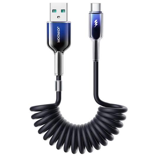 Kabel za podatke in polnjenje USB-A - USB-C Joyroom S-A43 Crystal, 60W, 1.5m, črn