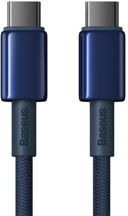 Kabel za podatke in polnjenje USB-C - USB-C Baseus Tungsten Gold, 100W, 1m, Mornarsko modra P10319800321-03