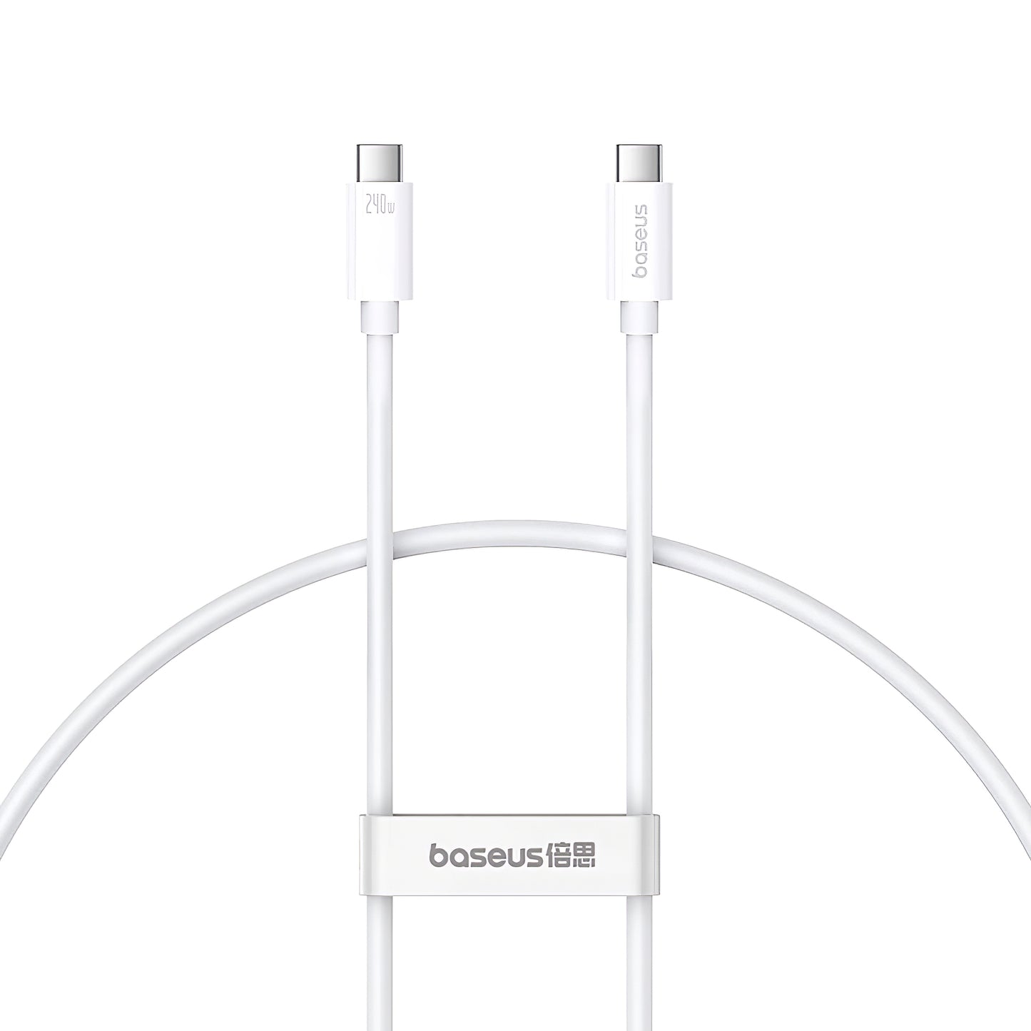 Podatkovni in polnilni kabel USB-C - USB-C Baseus Superior Series 2, 240 W, 1 m, bel P10365200211-02