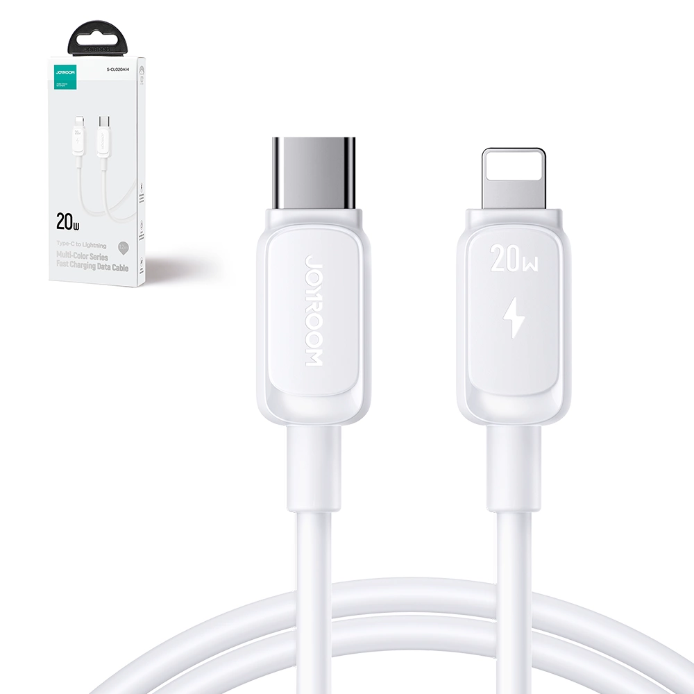 Kabel za podatke in polnjenje USB-C - Lightning Joyroom S-A14, 30W, 1.2m, Bel