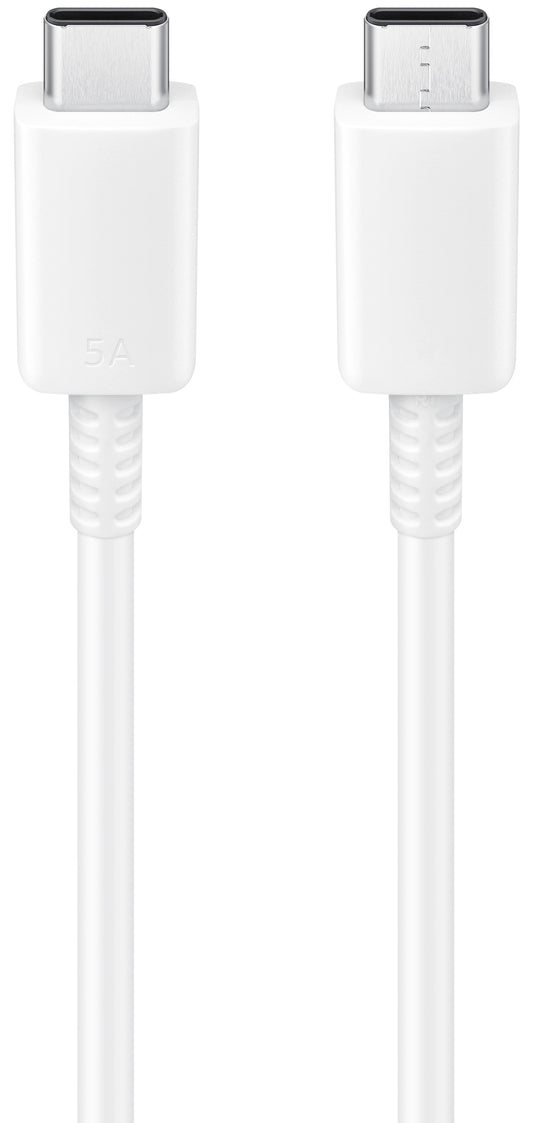 Podatkovni in polnilni kabel USB-C - USB-C Samsung EP-DN975, 100 W, 1 m, bel EP-DN975BWEGWWWW