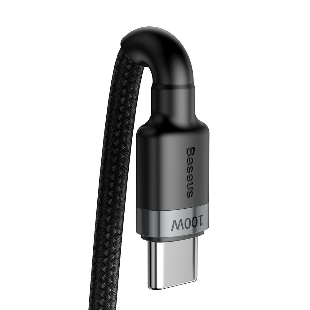 USB-C podatkovni in polnilni kabel - USB-C Baseus Cafule, 100W, 2m, siva CATKLF-ALG1
