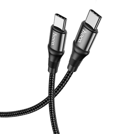 Podatkovni in polnilni kabel USB-C - USB-C HOCO X50, 100 W, 1 m, črn