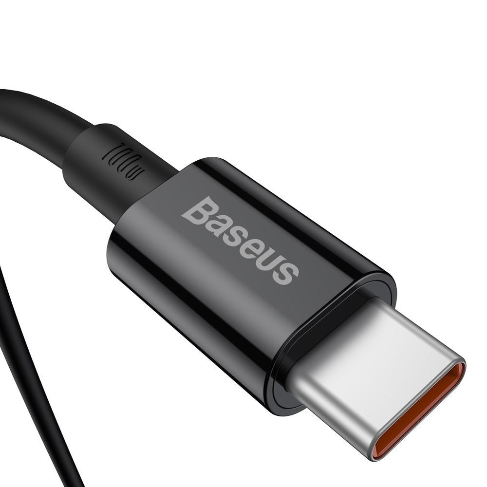 USB-C podatkovni in polnilni kabel - USB-C Baseus Superior Series, 100W, 1m, črn CATYS-B01