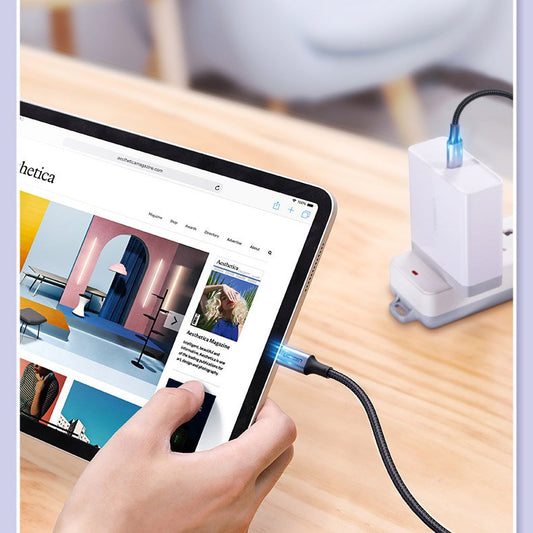 Podatkovni in polnilni kabel USB-C - USB-C UGREEN US316, 100 W, 1 m, siv