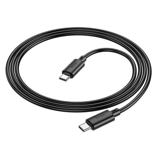 Podatkovni in polnilni kabel USB-C - USB-C HOCO X88, 60 W, 1 m, črn
