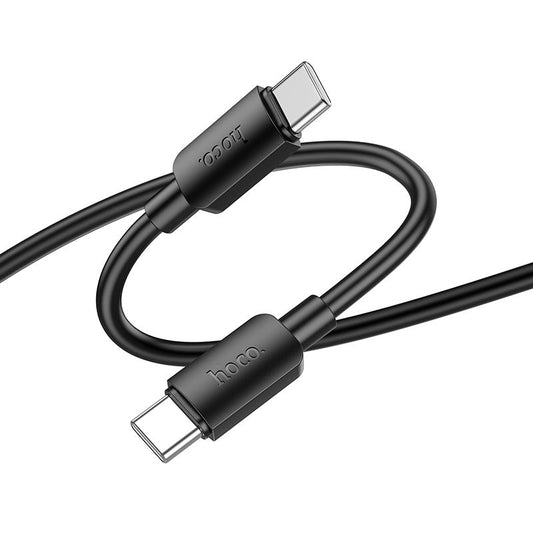 Podatkovni in polnilni kabel USB-C - USB-C HOCO HOCO X96, 60 W, 1 m, črn
