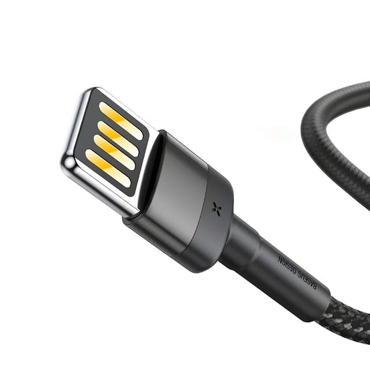 Podatkovni in polnilni kabel USB-A - Lightning Baseus Cafule, 18 W, 2 m, siv CALKLF-HG1