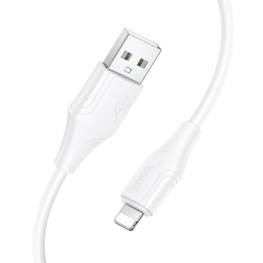 Kabel za podatke in polnjenje USB-A - Lightning HOCO X124, 18W, 1m, Bel