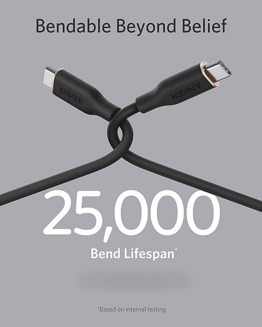 USB-C Data and Charging Cable - USB-C Anker PowerLine III, 100W, 0.9m, Black A8552H11