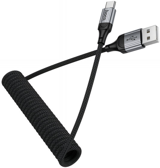 Kabel za podatke in polnjenje USB-A - USB-C HOCO X121, 18W, 1.5m, črn