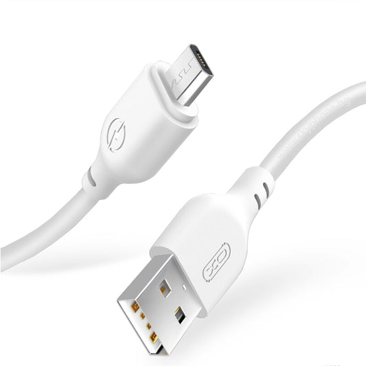 Kabel za podatke in polnjenje USB-A - microUSB XO Design NB103, 18W, 1m, Bel