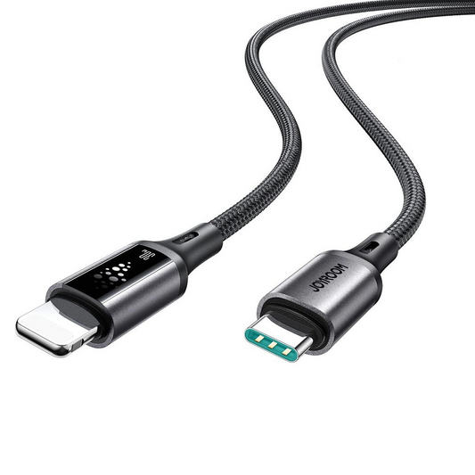 Kabel za podatke in polnjenje USB-C - Lightning Joyroom S-A60 StarTalk, 30W, 1.2m, črn