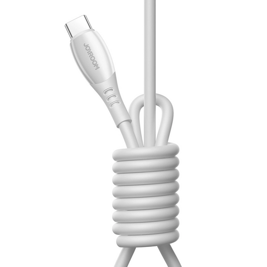 Kabel za podatke in polnjenje USB-C - USB-C Joyroom S-A59 Vibrant, 60W, 1.2m, Bel