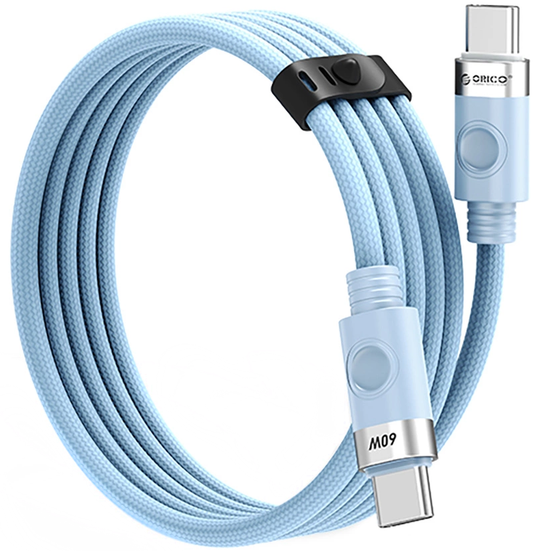 Kabel za prenos podatkov in polnjenje USB-C - USB-C Orico CDX, 60W, 1m, Modra
