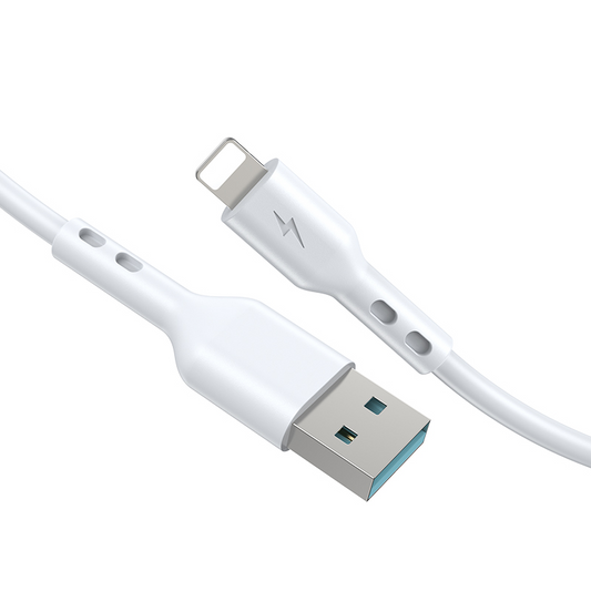 USB-A - Lightning podatkovni in polnilni kabel BWOO BO-X172L-2M, 15W, 2m, bel
