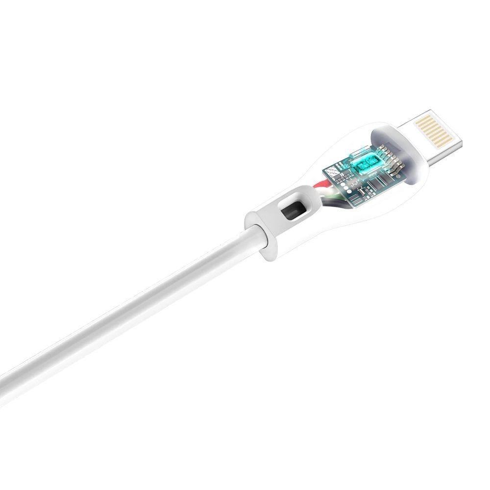 USB-A - Lightning podatkovni in polnilni kabel Dudao L4L, 18W, 1m, bel