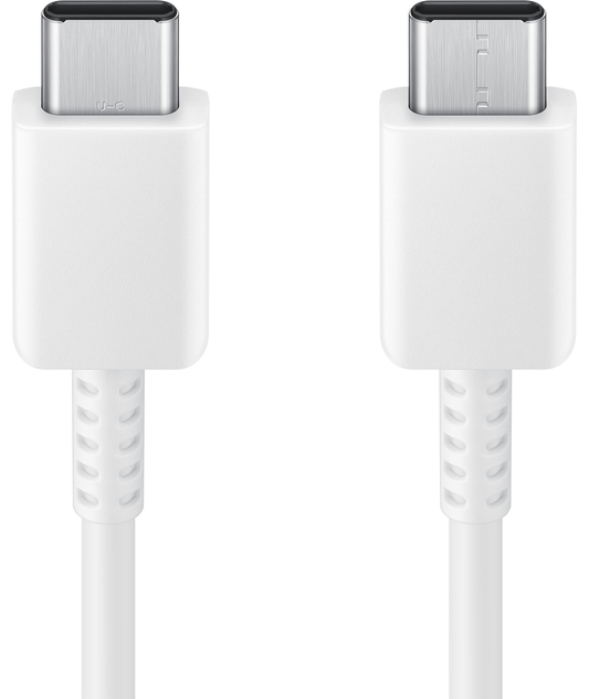 Kabel za prenos podatkov in polnjenje USB-C - USB-C Samsung, 60 W, 1,8 m, bel EP-DX310JWEGEU