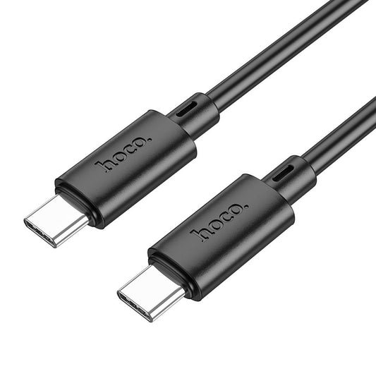 Podatkovni in polnilni kabel USB-C - USB-C HOCO X88, 60 W, 1 m, črn