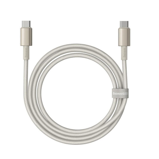 Kabel za podatke in polnjenje USB-C - USB-C Baseus Tungsten Gold, 100W, 2m, Zlat P10319800G21-01