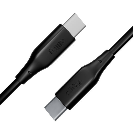 Kabel za podatke in polnjenje USB-C - USB-C Allity. AUC-02, 100W, 2m, črn