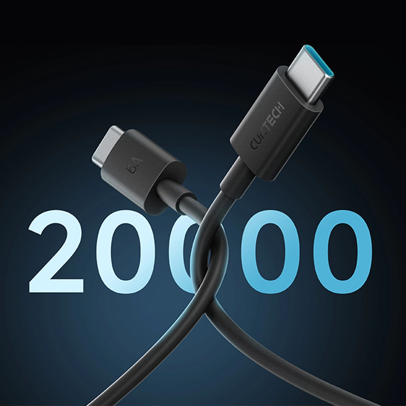 Kabel za prenos podatkov in polnjenje USB-C - USB-C Cuktech, 240W, 1.5m, Črn CKCTC615NCBK