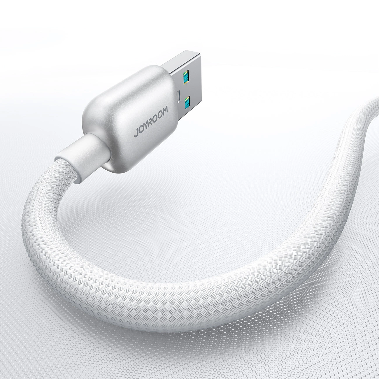 Kabel za podatke in polnjenje USB-A - USB-C Joyroom S-A55 StarFlight Display, 66W, 1.2m, Bel