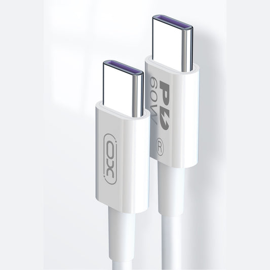 Kabel za podatke in polnjenje USB-C - USB-C XO Design NB-Q190B, 60W, 2m, Bel